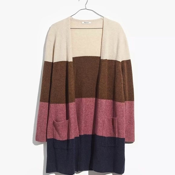 NEW Madewell | Kent Striped Cardigan XXL - Picture 4 of 12